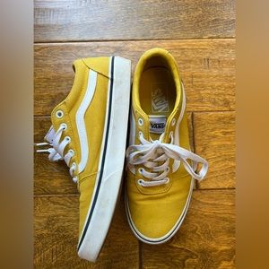 Women’s Old School Vans (women’s 9.5) Yellow